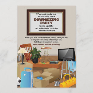 Diminution de la Faire-part de la fête du réchauff