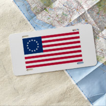 Plaque de licence Betsy Ross