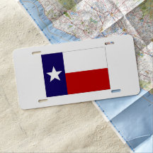 Plaque de licence Texas