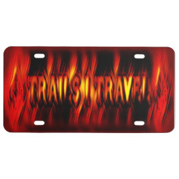 D'immatriculation Plaque de permis d'incendie