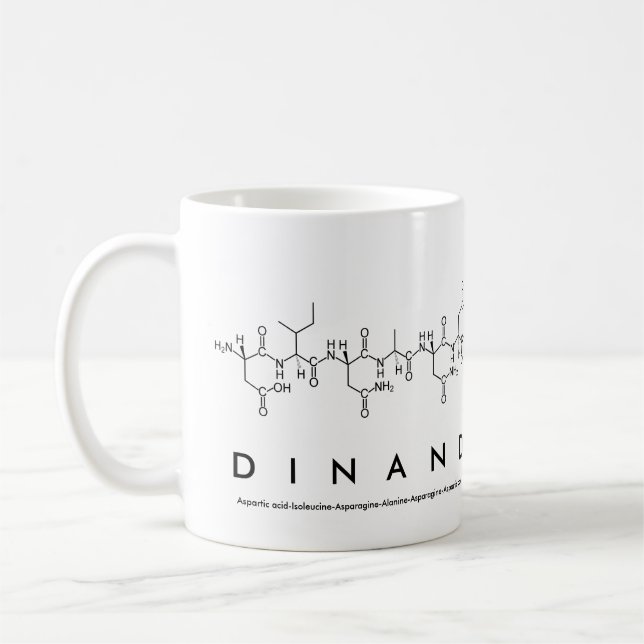 Dinand peptide nom mug (Gauche)