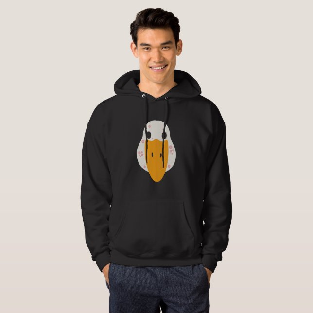 Dinde avec boutons Sweat à capuche pour hommes (Devant entier)