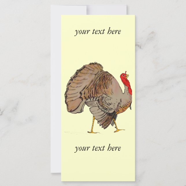 Dinde d'action de la couleur complète (Devant)