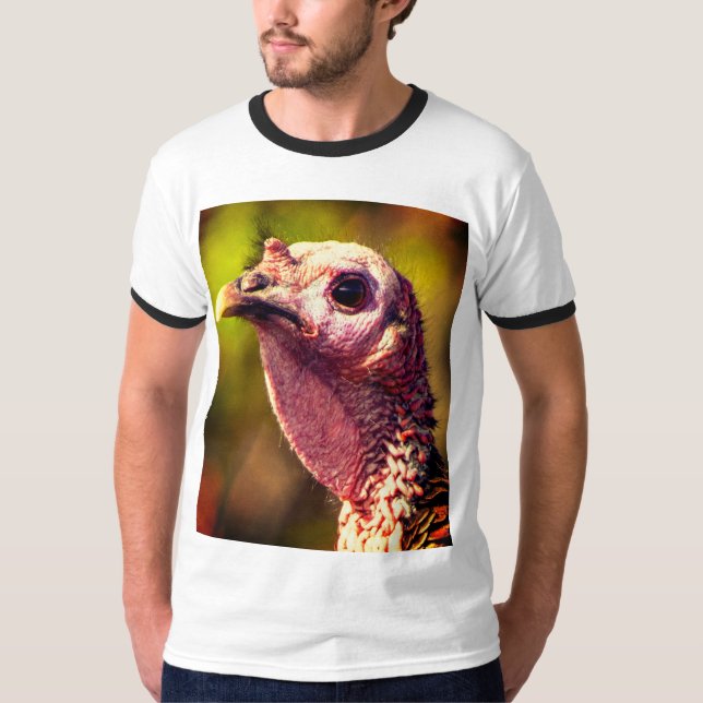 Dinde de près et en personne T-Shirt (Devant)