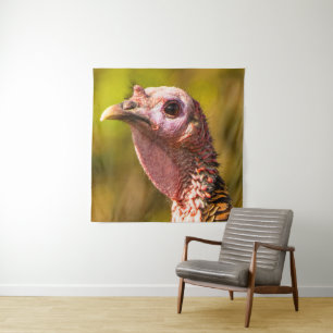 Dinde de près et personnellement Tapisserie 57 x 5