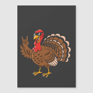 Dinde de Thanksgiving Métal Tête de Métal Cornes d