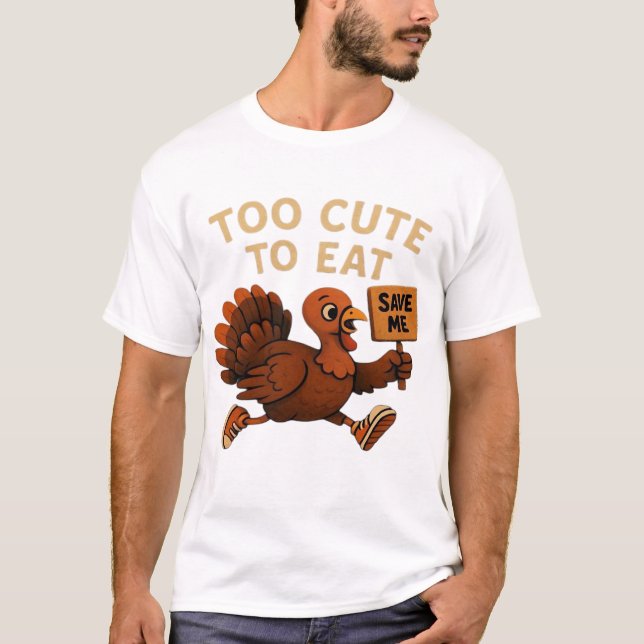 Dinde drôle d'évasion T-Shirt oversize.png (Devant)