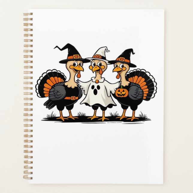 Dindon Halloween Boo, Dinde de Thanksgiving, Effra (Devant)