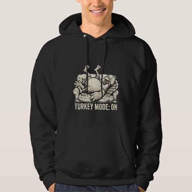 Dindon Mode Activé Sweat à capuche (Devant)