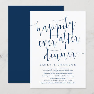 Dîner à jamais heureux, Invitation de mariage en f