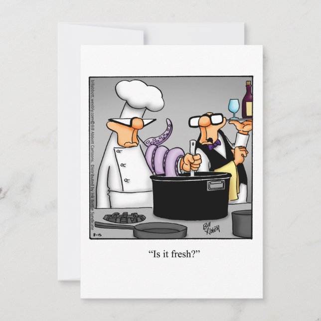 Dîner amusant Invitations "Spectickles" Humour (Devant)