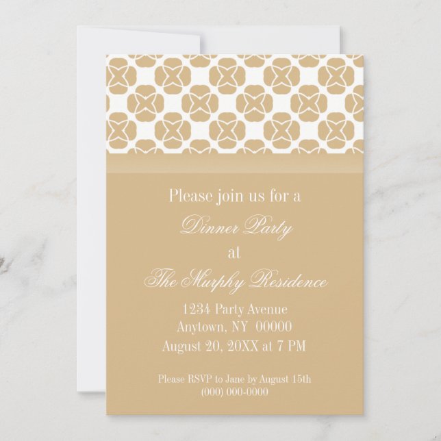 Dîner classique, invitation à la fête, Champagne (Devant)