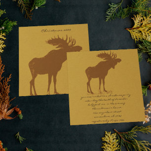 Dîner de Noël de Moose Invitations
