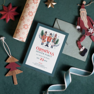Dîner de noisettes de Noël invitation 2