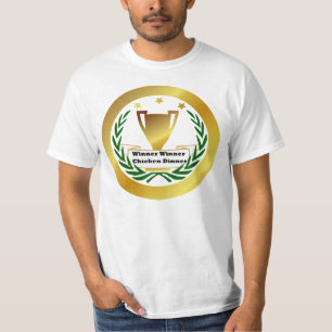 dîner de poulet de gagnant de gagnant, T-SHIRT de