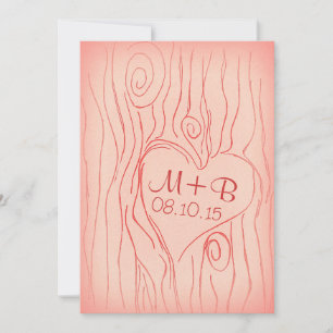 dîner de répétition de bois sculpté invitation