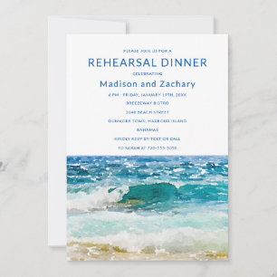 Dîner de répétition de mariage tropical sur la pla