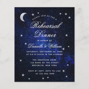 Dîner de répétition des étoiles - Mariage céleste