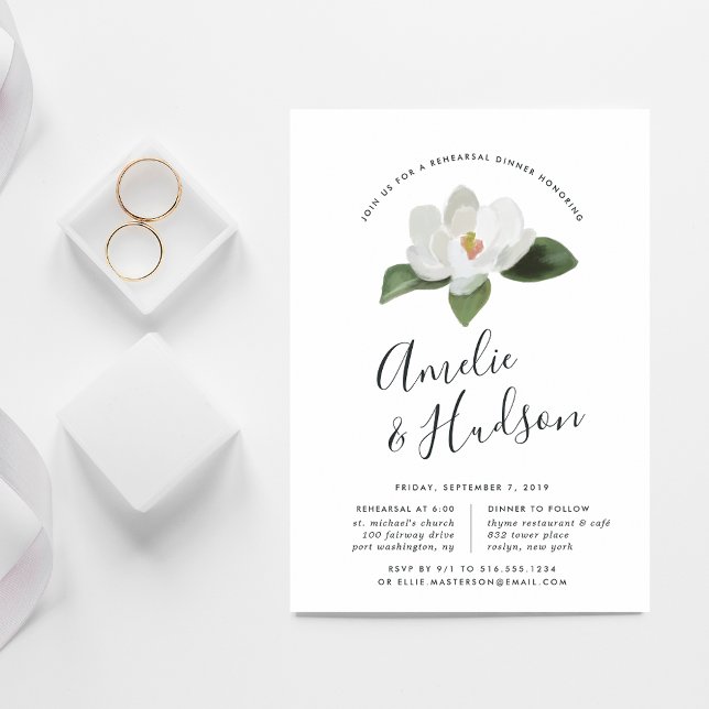 Dîner de répétition Grandiflora Invitation (Créateur téléchargé)