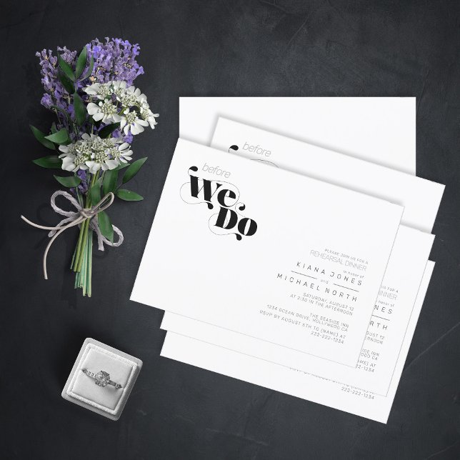 Dîner de répétition Mariage moderne décoratif ID88 (Créateur téléchargé)