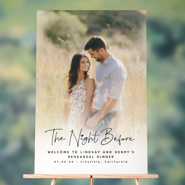 Dîner de répétition très élégant Affiche de bienve (Neutre)