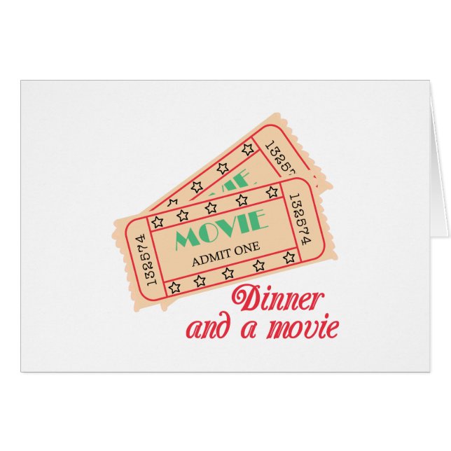 Dîner et film (Devant horizontal)