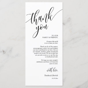 Dîner Lieu Réglage des cartes de Merci