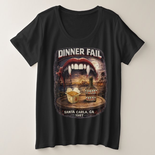 Dîner Raté Femmes Sombre (Design devant)