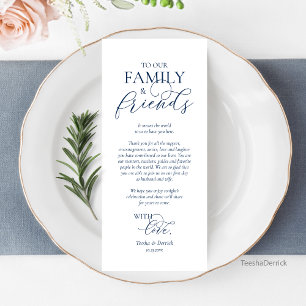 Dîner Romantique Cadre Carte de remerciements