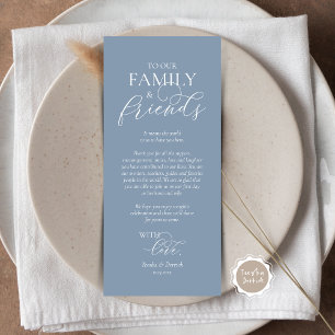 Dîner Romantique Cadre Carte de remerciements