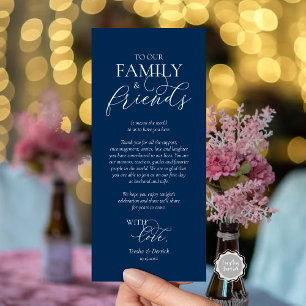 Dîner Romantique Cadre Carte de remerciements