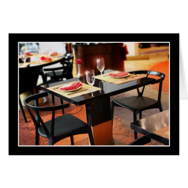 Dîner romantique pour deux (Devant horizontal)