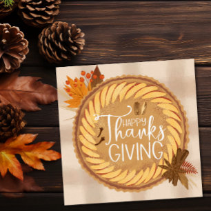 Dîner Thanksgiving   Invitation moderne