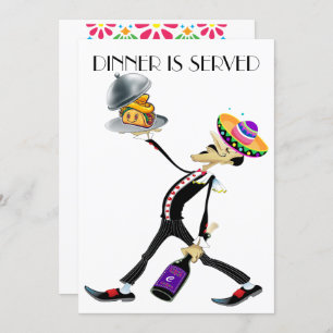 Dîner unique / Rencontre Version 2 Invitation