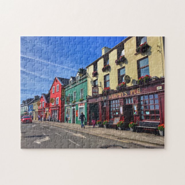Dingle Irlande, Puzzle coloré Strand Street (Horizontal)