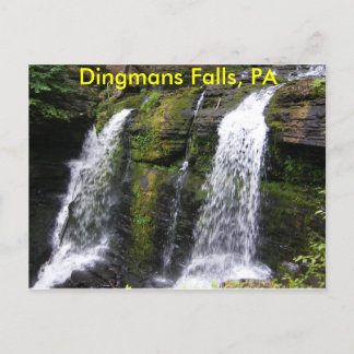 Dingmans Falls, PA Carte postale