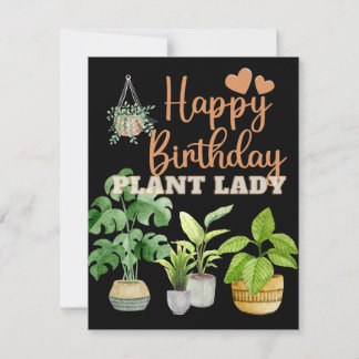 Dingue plante dame, plante maman anniversaire