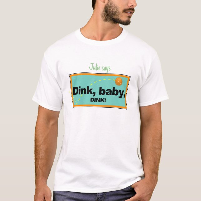 Dink, bébé, t-shirt rose (Devant)
