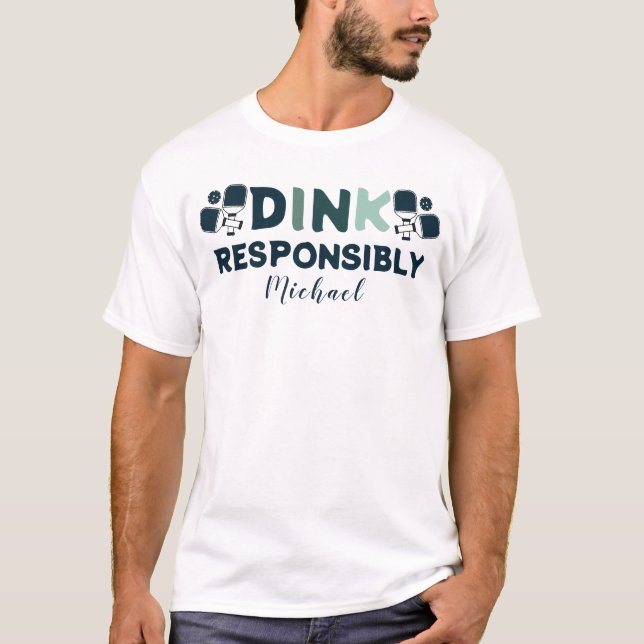 Dink de paddle-ball responsable T-shirt homme (Devant)