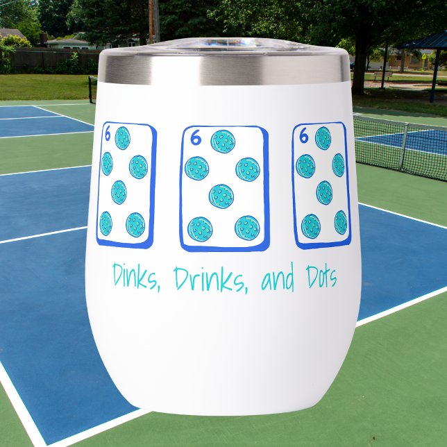 Dinks, Drinks & Dots / Pickleball Mahjong Personna (Créateur téléchargé)