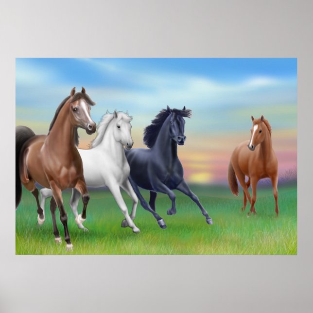 Dinnertime on the Farm Poster (Devant)