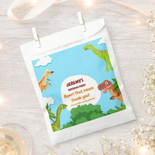 Dino Anniversaire Fête Favoriser les sacs