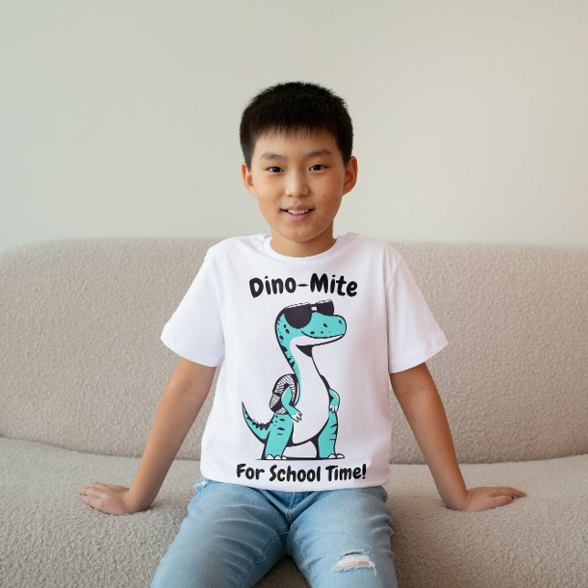 Dino-Mite pour le T-shirt pour les enfants de l'éc (Créateur téléchargé)