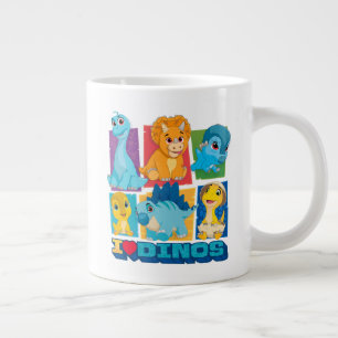 Dino Ranch   Mug géant Dinosaure amusant et coloré