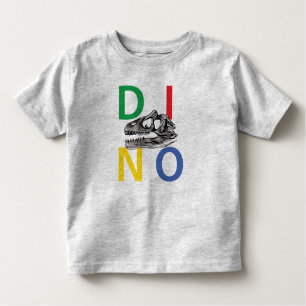 DINO - T-shirt Heather Grey Toddler Fine Jersey