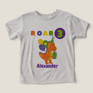Dino-tastic Anniversaire Party Boy Toddler T-Shirt