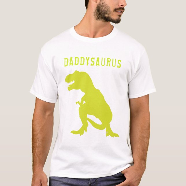 Dinosaur Anniversaire Papa T-Shirt (Devant)