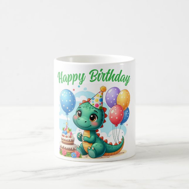 Dinosaur Birthday Mug (Centre)