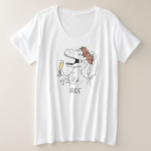 Dinosaur Bride Plus Size V-Neck