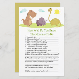 Dinosaur comment bien connaissez-vous le jeu de ba